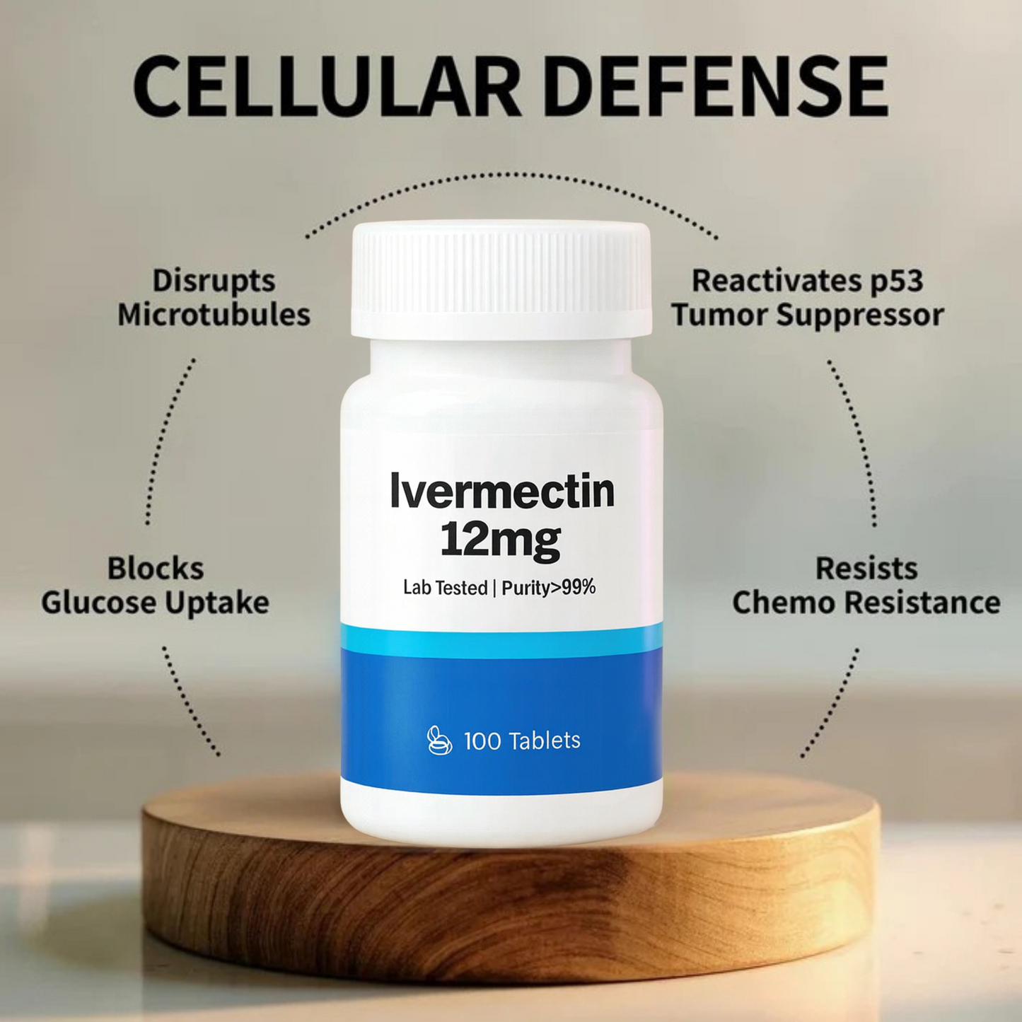 Ivermectin 12MG, 99% Purity