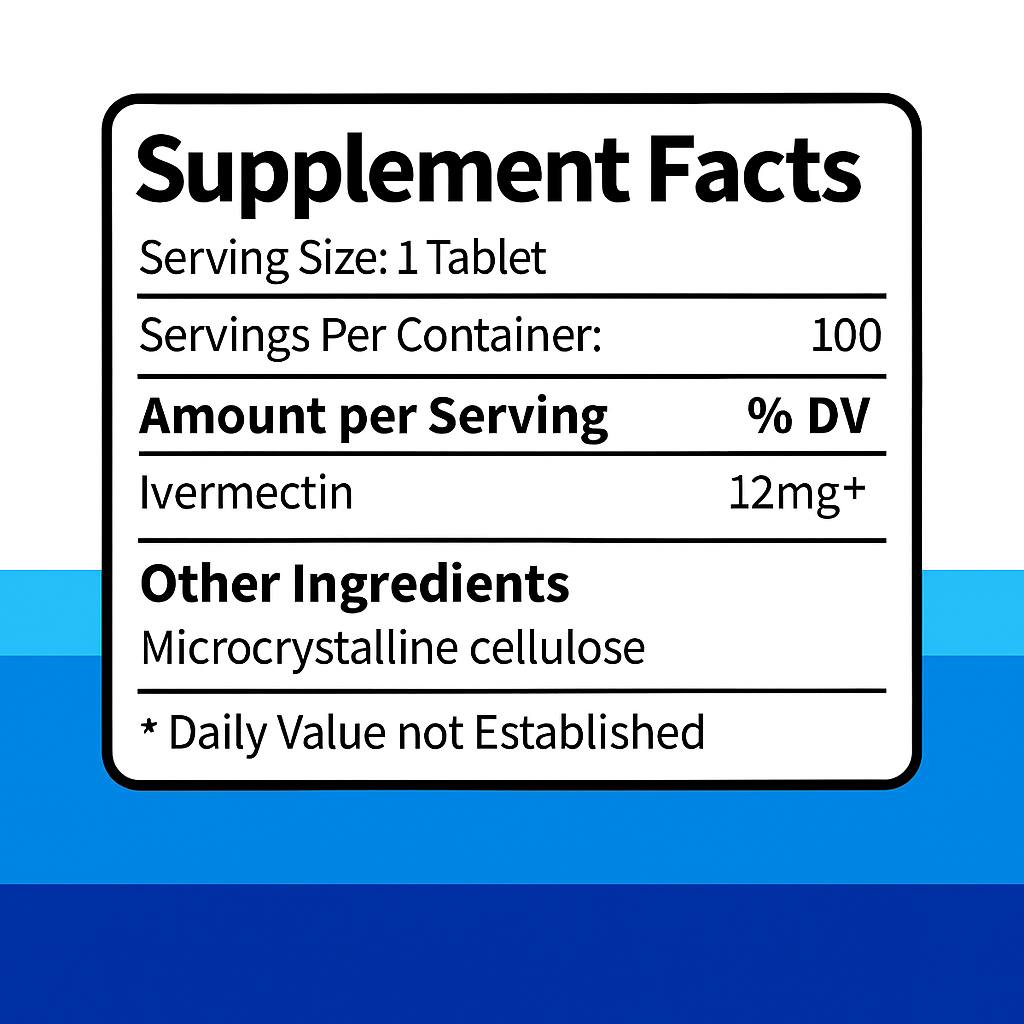Ivermectin 12MG, 99% Purity